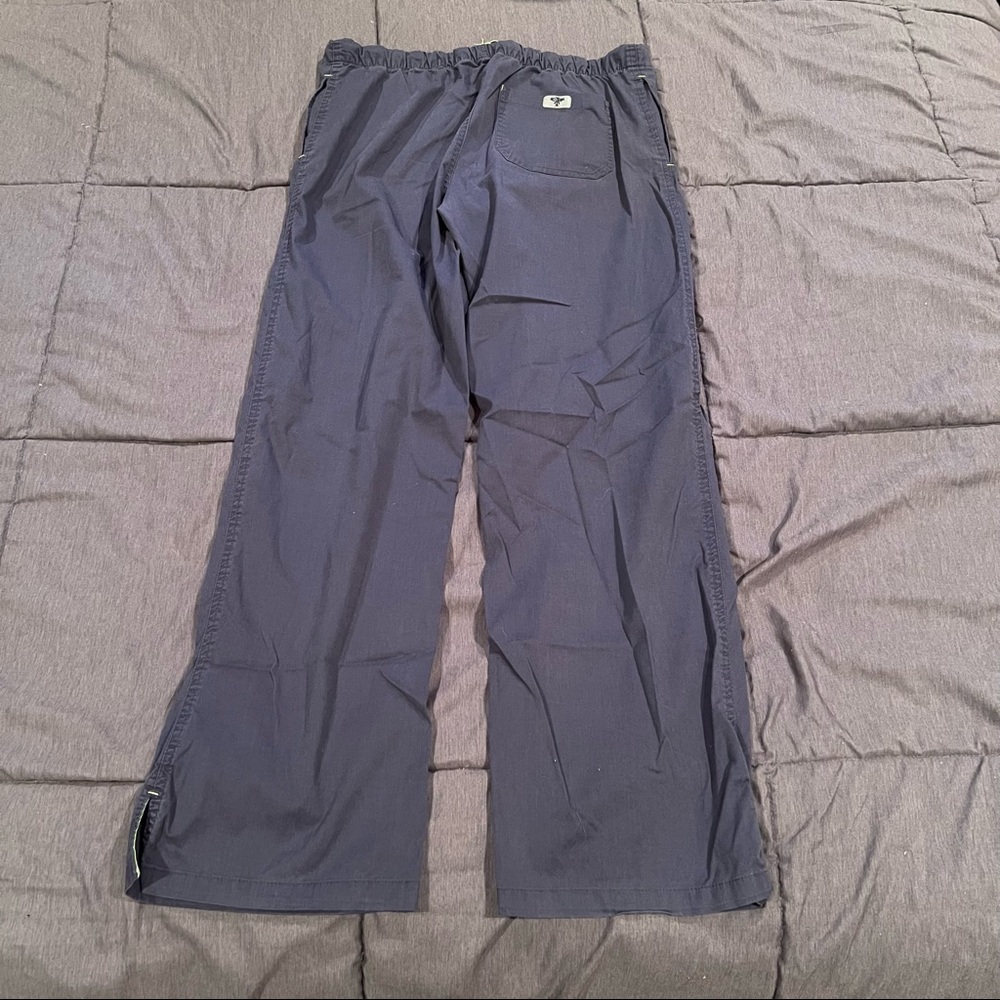 Four Pairs of Scrub Pants Sizes Small and Medium Nursing Medical Comfort Blue - Picture 7 of 16